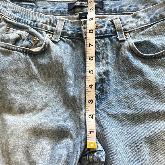 London Jean Lightwash Blue Denim Straight Leg Jeans Woman Size 6 Classic Rise - Picture 7 of 10